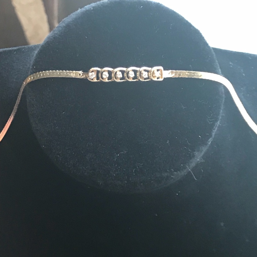 ✨14k solid gold Diamond bracelet✨